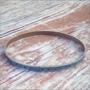 Vintage Turquoise Inlay Bangle Southwestern Boho Stackable Bracelet
